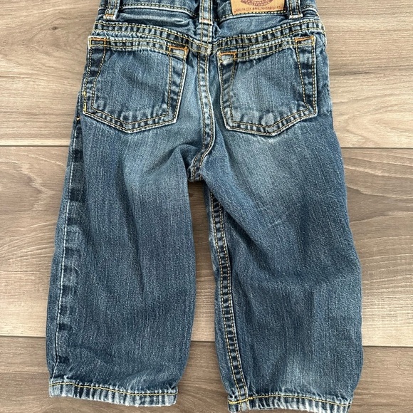 GAP Blue Straight-Leg Jeans Classic Denim - Picture 3 of 4